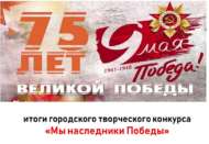 «Без Җиңүнең варислары» шәһәркүләм иҗади бәйгесе нәтиҗәләре (0+)
