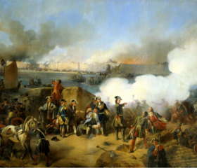 109903-А. Е. Коцебу. Штурм крепости Нотебург 11 октября 1702 года, (1846г)