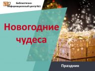 Праздник «Новогодние чудеса» (18+)