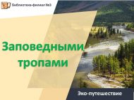 Эко-путешествие «Заповедными тропами» (6+)
