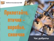Час доброты «Прилетайте, птички – воробьи, синички» (6+)