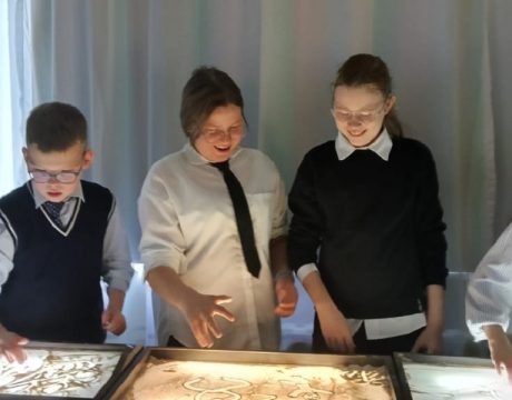 МК Песочные фантазии. Рисуем песком 2