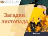 Эко-час «Загадки листопада» (6+)