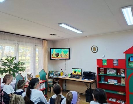 10ф. Час веселых затей «В гостях у Винни-Пуха». Смотрим мультфильм